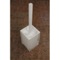 Toilet Brush Holder, Modern, White